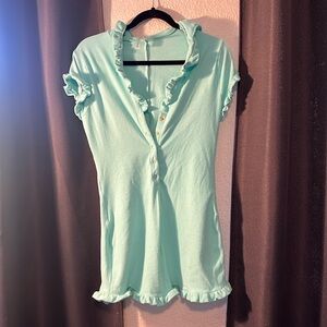 BEACH BUNNY!! Summertime Ready! Mini Terry Coverup Dress! Size Medium